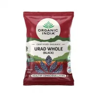Черный Урад Дал цельный, 500 г, Органик Индия; Black Urad Dal Whole, 500g, Organic India